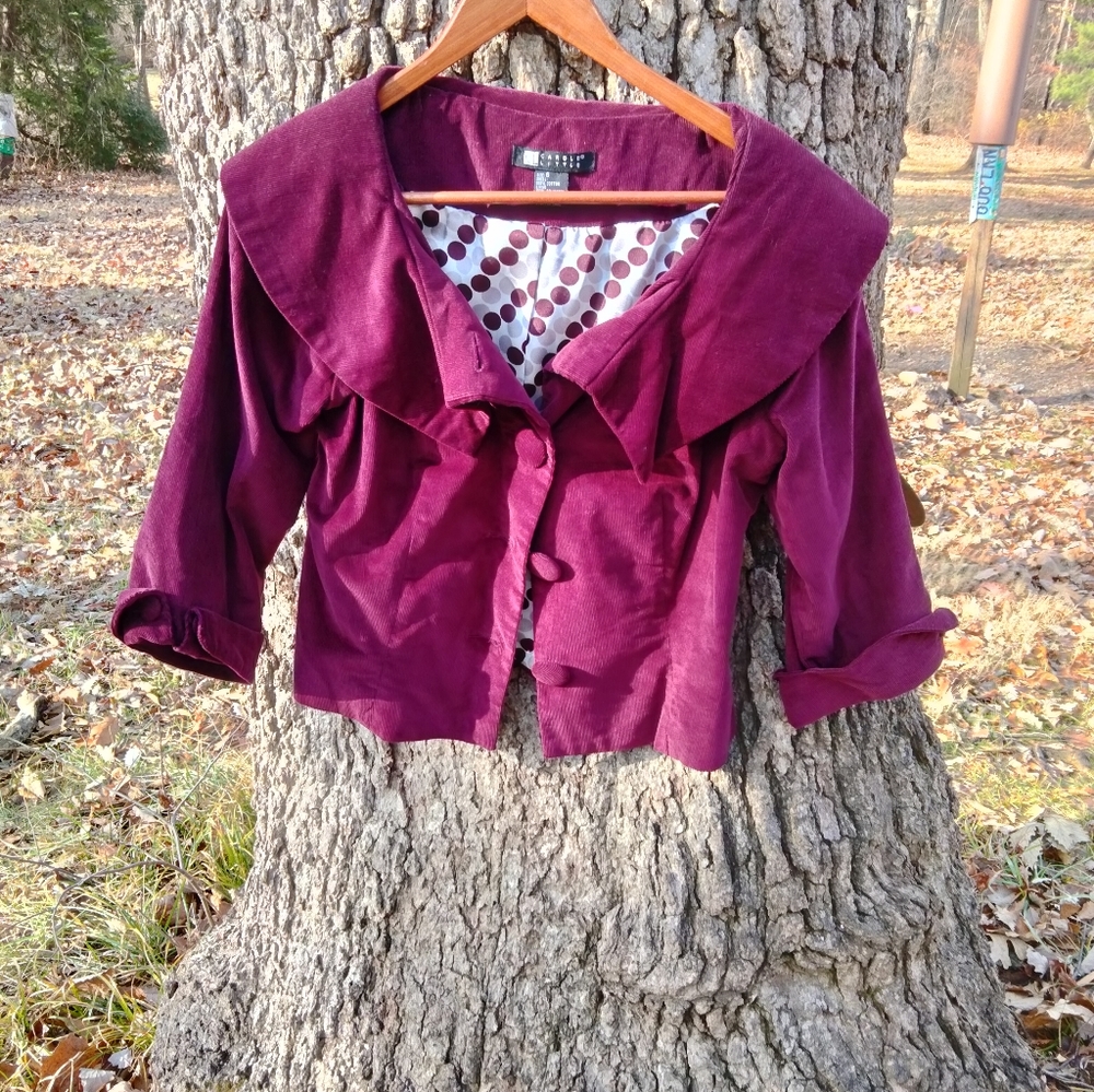 👀 Big Discount!👀Carole Little corduroy jacket in size 6.
